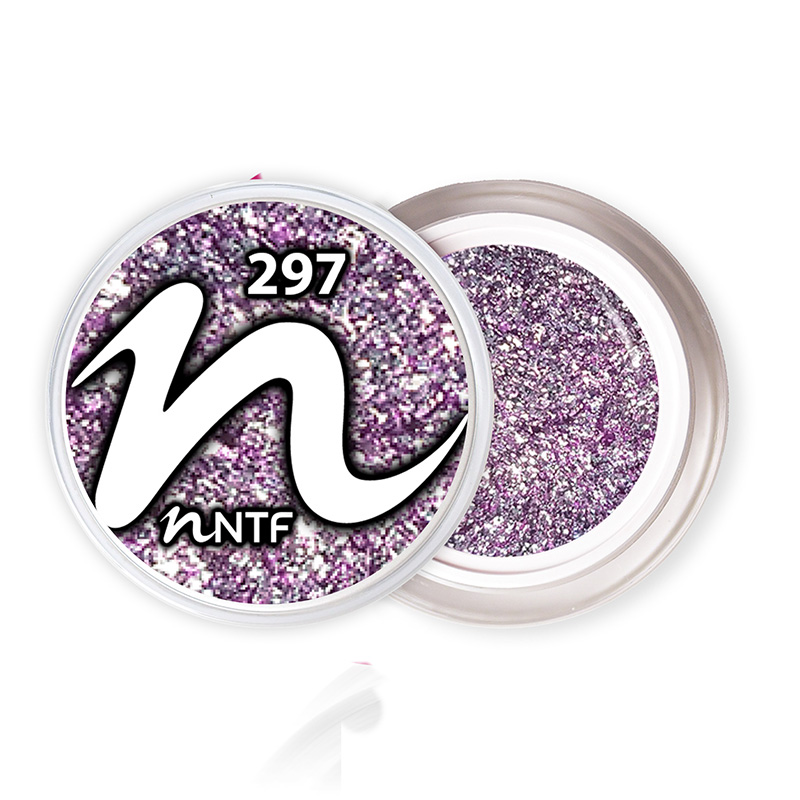 NTF Farbgel glitter Lilac Twinkle 297